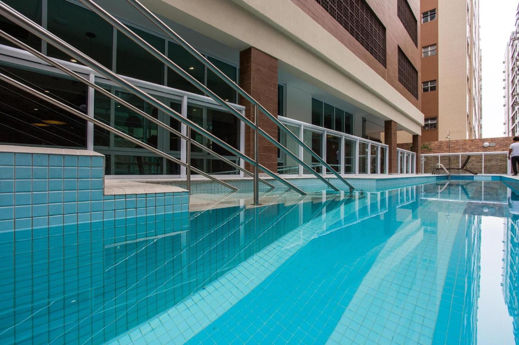 Residencial Estanconfor Com Vista Mar 2 Ac E Garagem Apartment Santos  Exterior foto