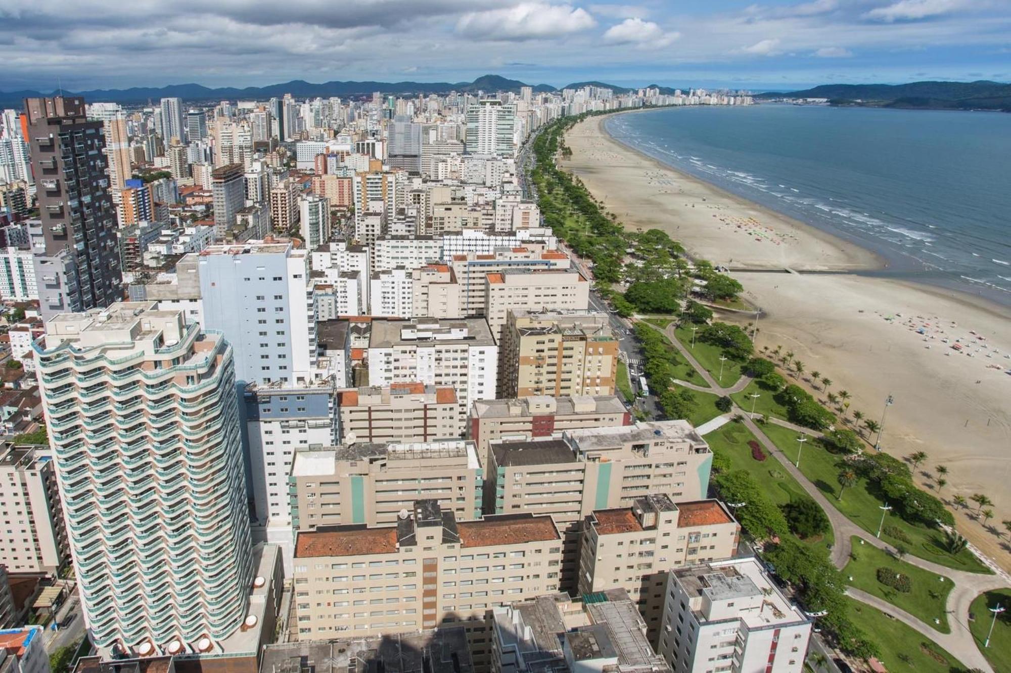 Residencial Estanconfor Com Vista Mar 2 Ac E Garagem Apartment Santos  Exterior foto